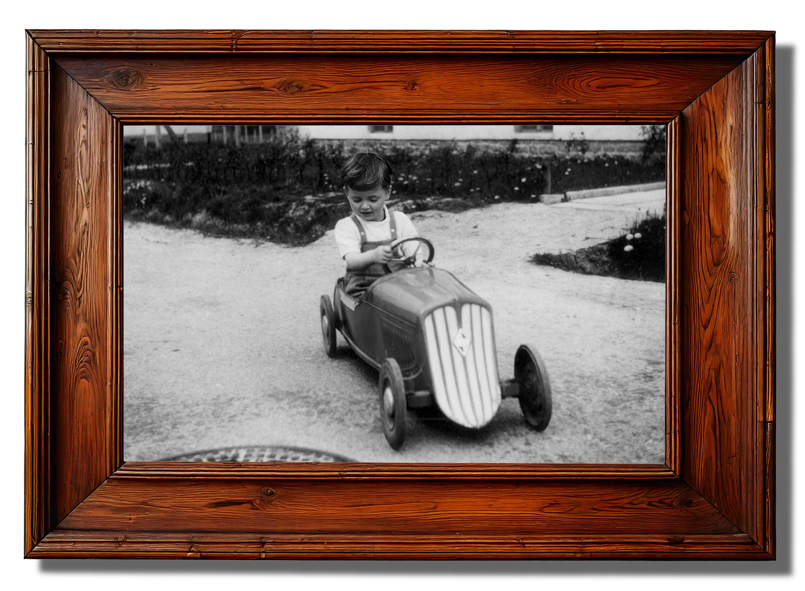 Titelbild Galerie Classic Cars. Kindertretauto Borgward von 1954