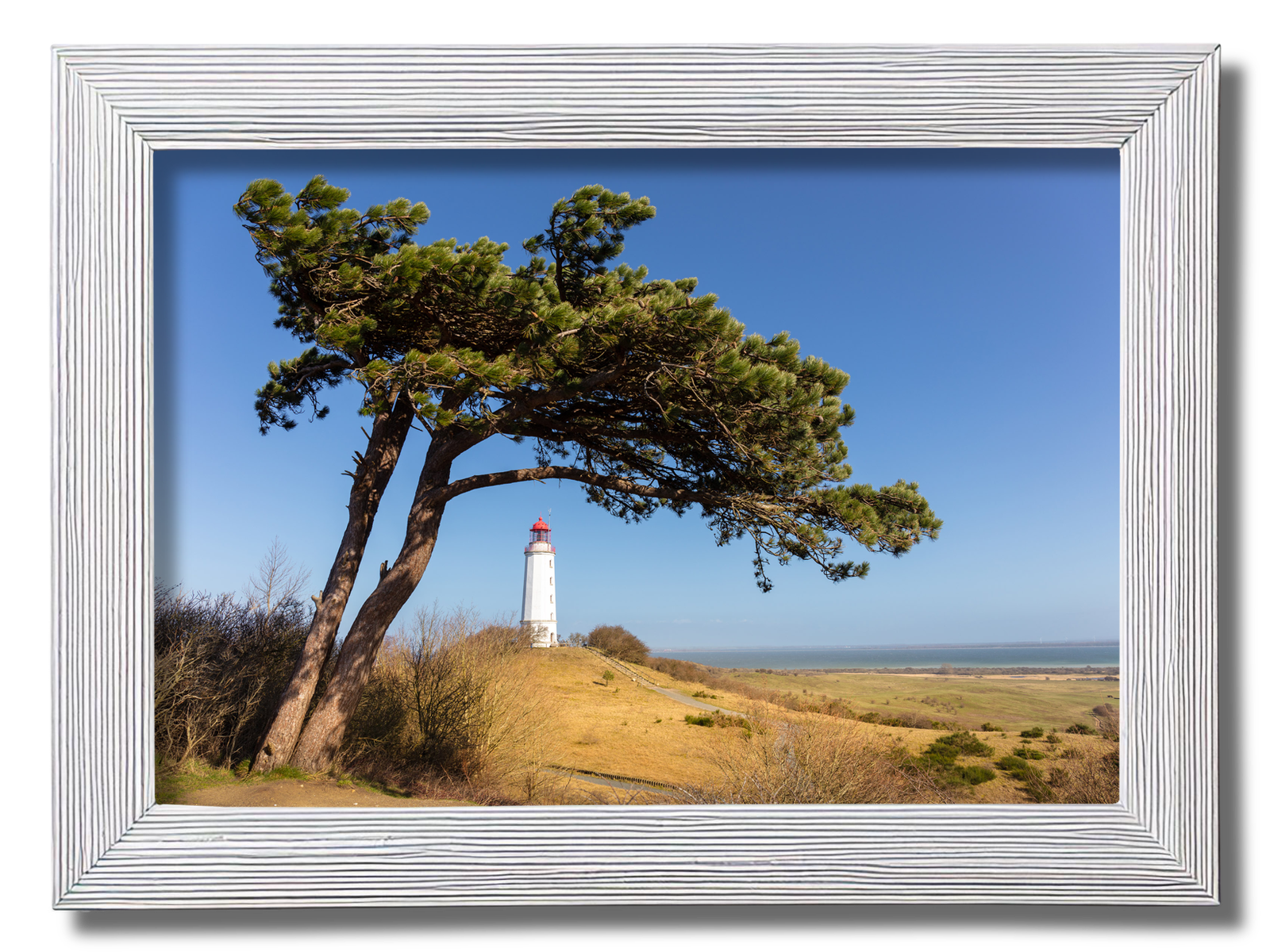 Titelbild Leuchtturm Dornbusch für die Galerie Ostsee
