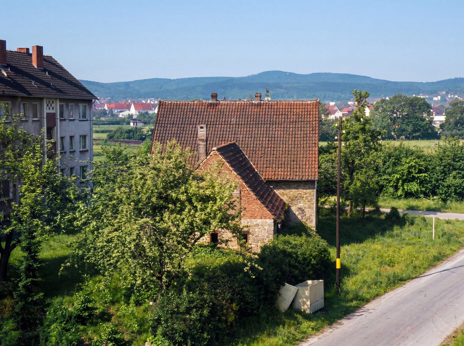 Altes Backsteinhaus auf der Moorlage in Horn-Bad Meinberg