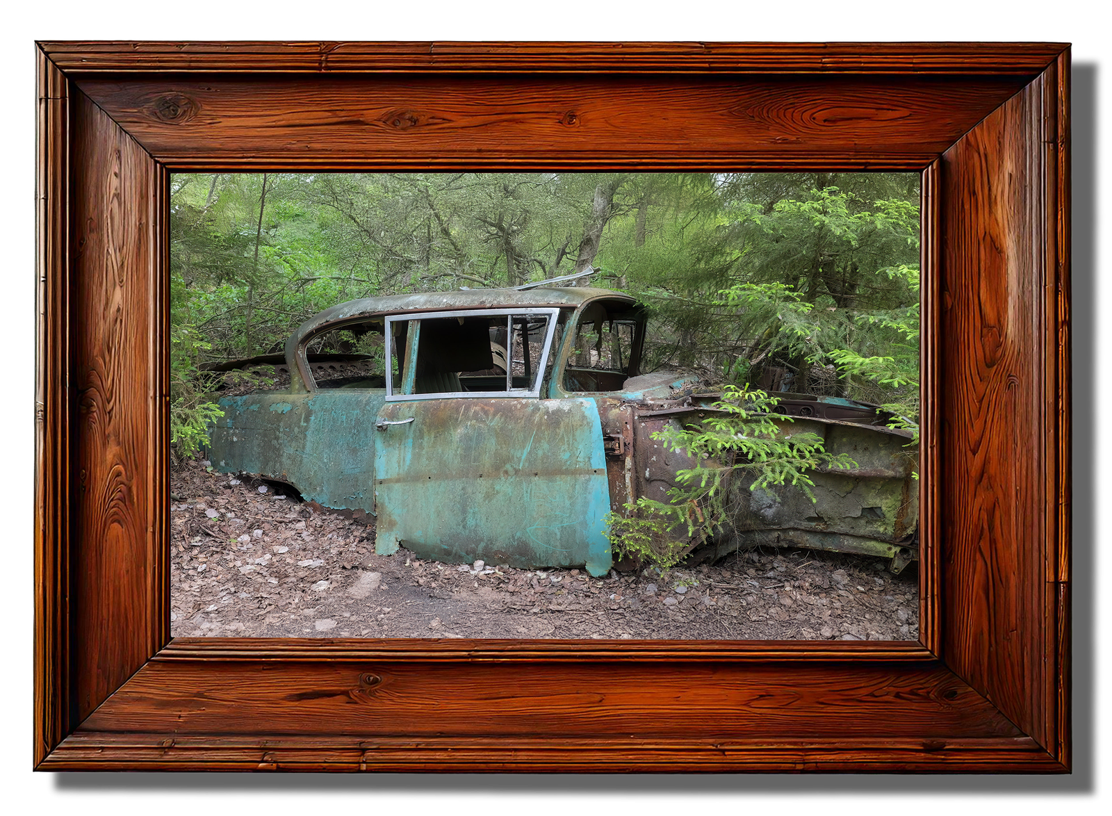 Kyrkö Mosse Titelbild im Holzrahmen für die Foto-Galerie